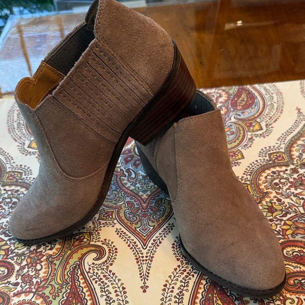 Lucky Brand Suede Booties